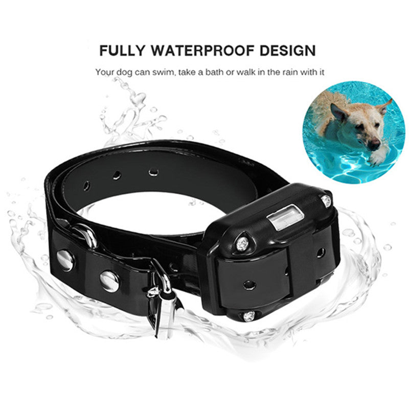 Rechargeable Waterproof Electric Dog Bark Collar With Remote Control For All Size Dogs