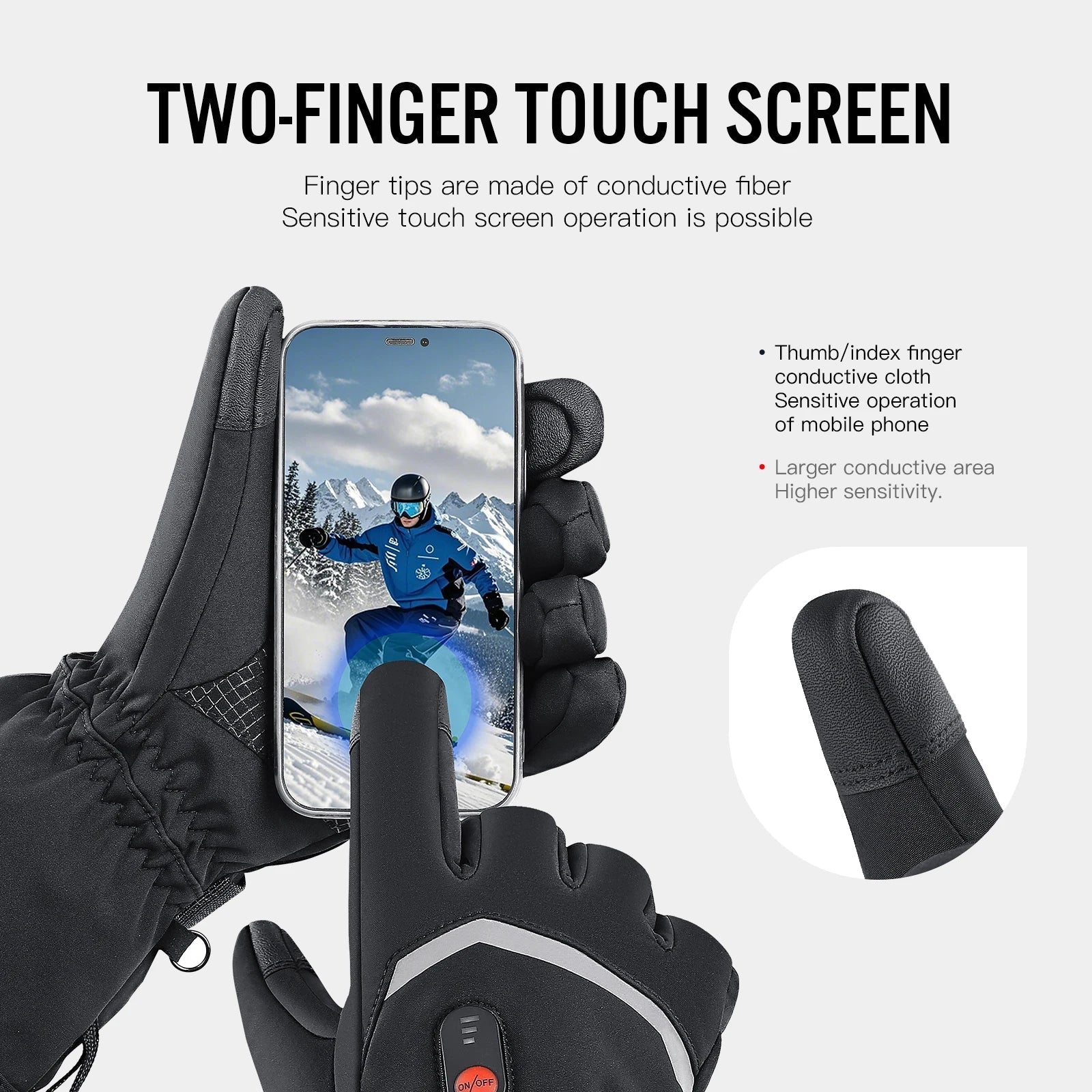 Electric Heated Waterproof Full Finger Thermal Gloves For Motorcycle Winter Riding 1005007636437254-al