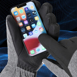 Electric Heated Winter Gloves Waterproof Thermal For Motorcycle Cycling Skiing 1005009810631924-XL