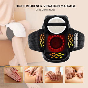 Electric Knee Massager With Compress And Vibration, 3 Temperature Levels 1005007344766731-al
