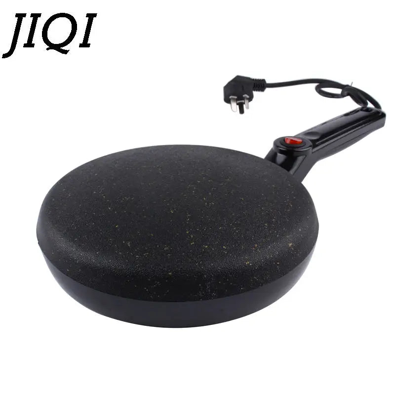 Electric Non Stick Crepe Maker Pancake Baking Pan With Handle 1005003594015322-Black color-220V