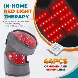 Electric Red Light Heating Knee Brace Massager For Knee Shoulder Elbow 1005007015677378-2pcs