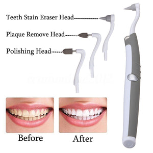 Electric Sonic Dental Scaler Tooth Stain Remover with LED Light