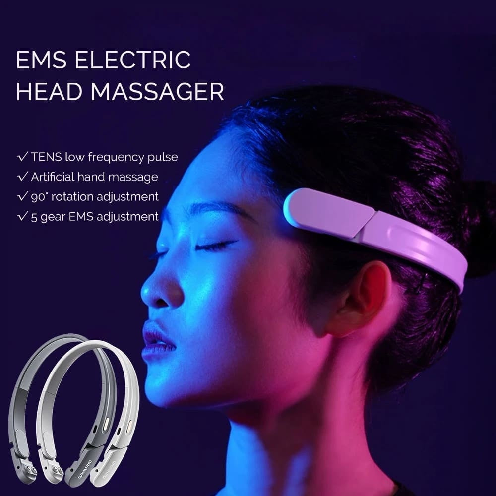 EMS Electric Head Massage Machine for Stress and Headache Relief
