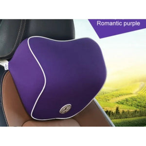 Ergonomic Memory Foam Lumbar and Neck Support Cushion Set