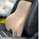 Ergonomic Memory Foam Lumbar and Neck Support Cushion Set