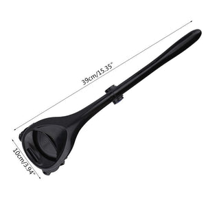 Foldable Back Hair Shaver with Two Heads