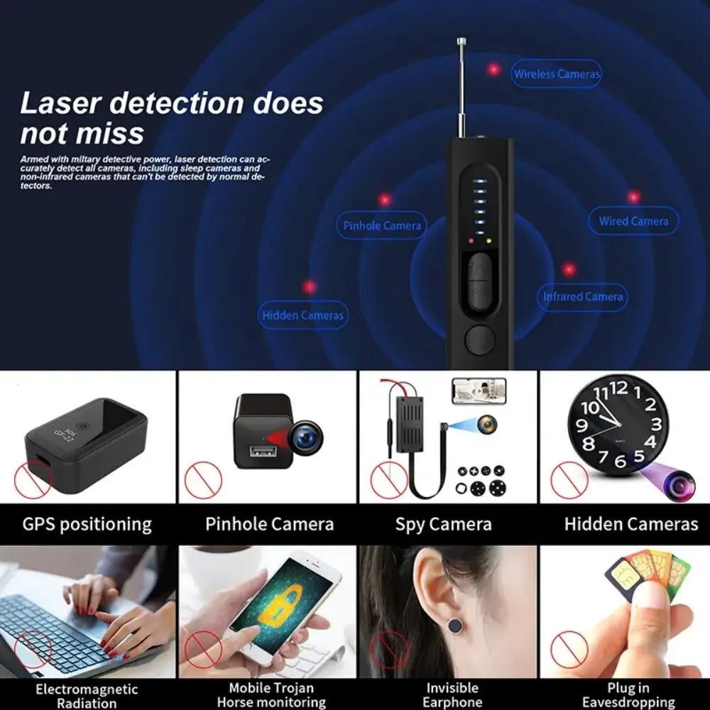 GPS Tracker Detector Multifunctional Anti-Positioning Anti-Eavesdropping Detection Scanner