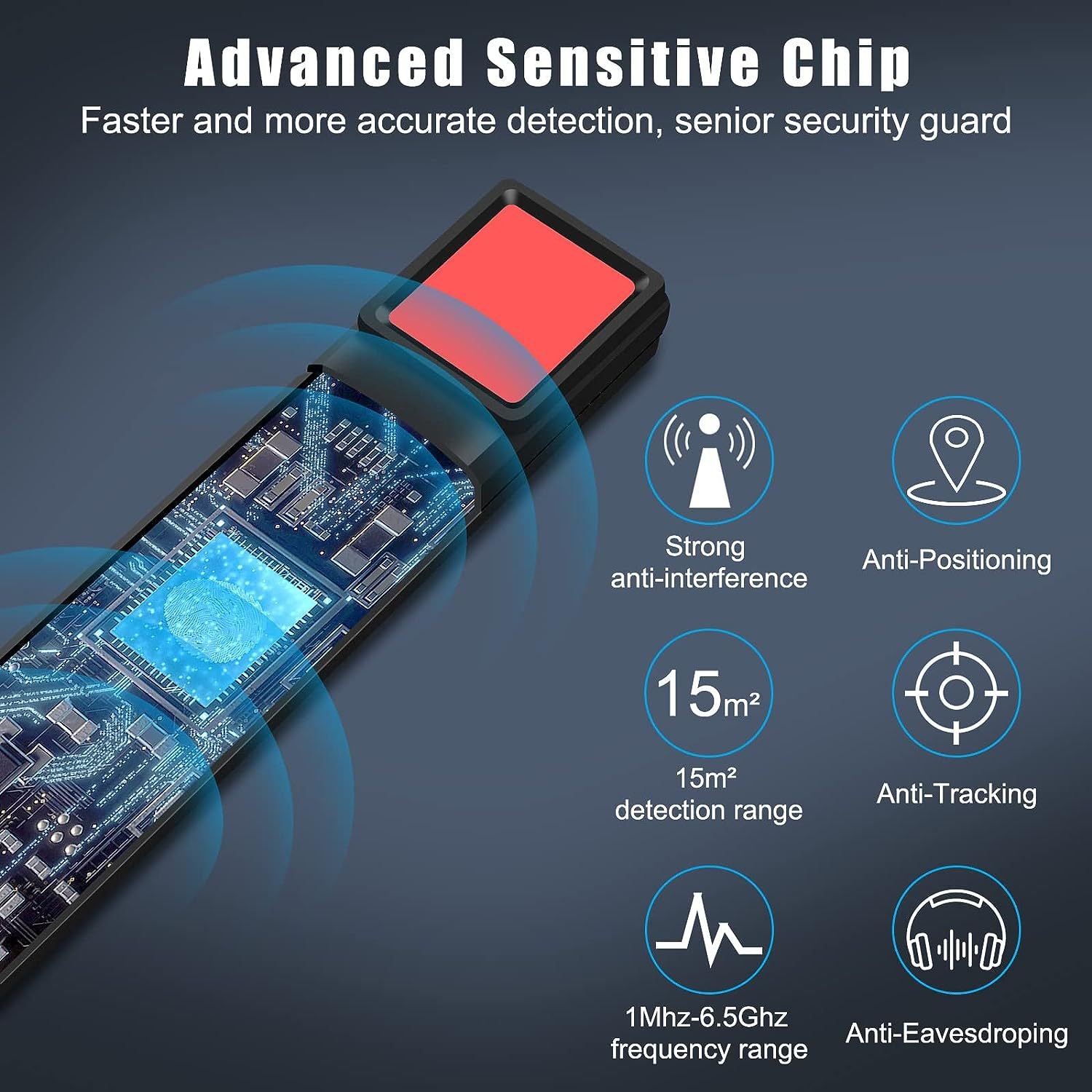 GPS Tracker Detector Multifunctional Anti-Positioning Anti-Eavesdropping Detection Scanner
