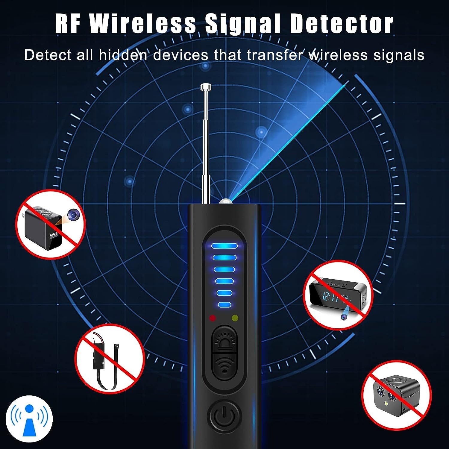 GPS Tracker Detector Multifunctional Anti-Positioning Anti-Eavesdropping Detection Scanner