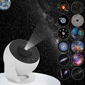 Galaxy Projector, Planetarium Star Projector Realistic Starry Sky Night Light with Solar System Constellation Moon