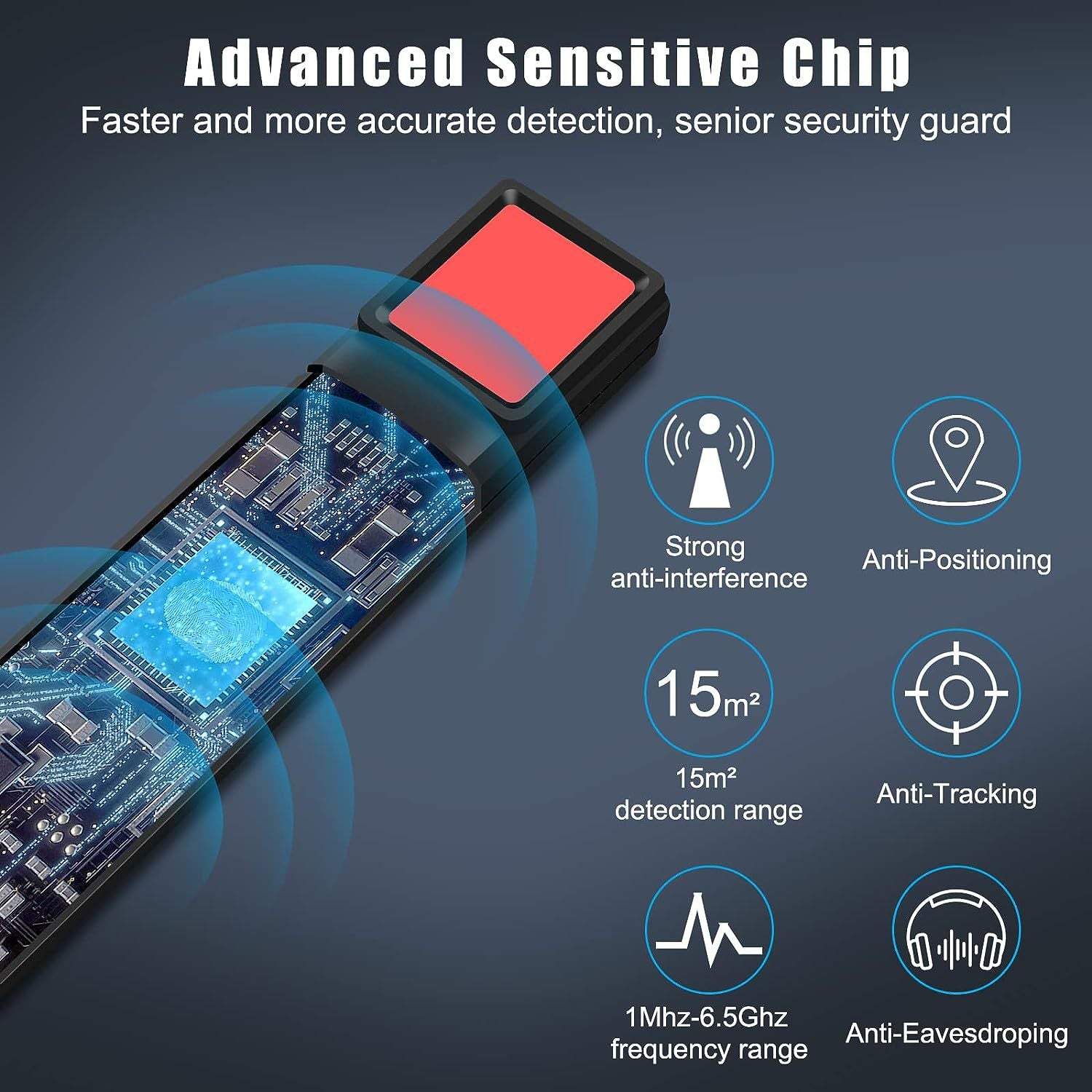GPS Tracker Detector Multifunctional Anti-Positioning Anti-Eavesdropping Detection Scanner