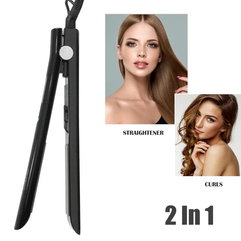 Professional Titanium Flat Iron Keratin Hair Styler 470℉
