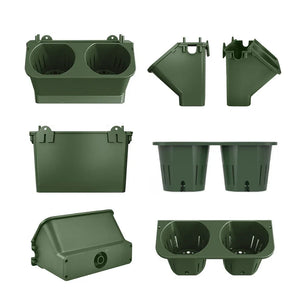 Stackable Self Watering Wall Planter Pots