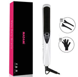 Titanium Hair Straightener Curler 480°F Dual Voltage