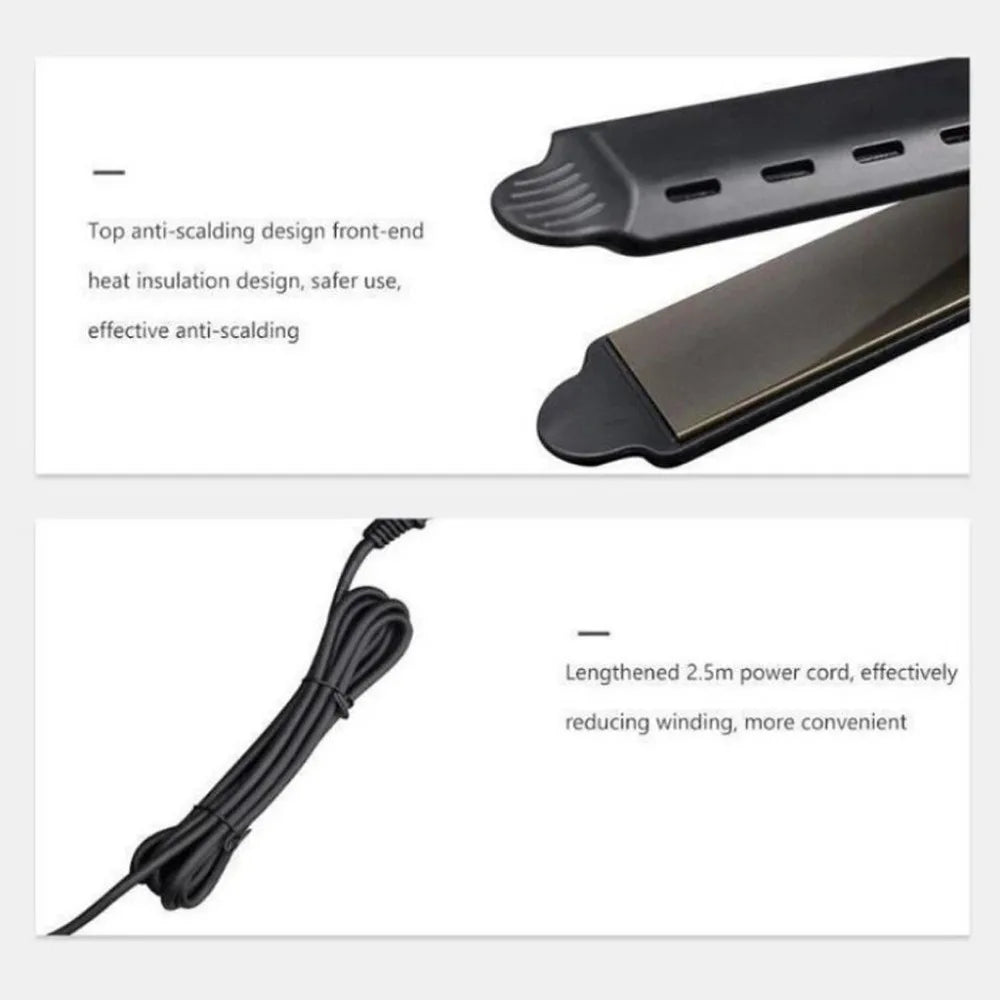 Ceramic Ionic Hair Straightener with Steam Function