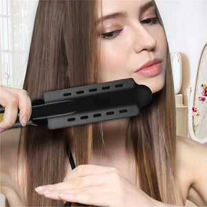 Adjustable Titanium Hair Straightener with Venting Holes