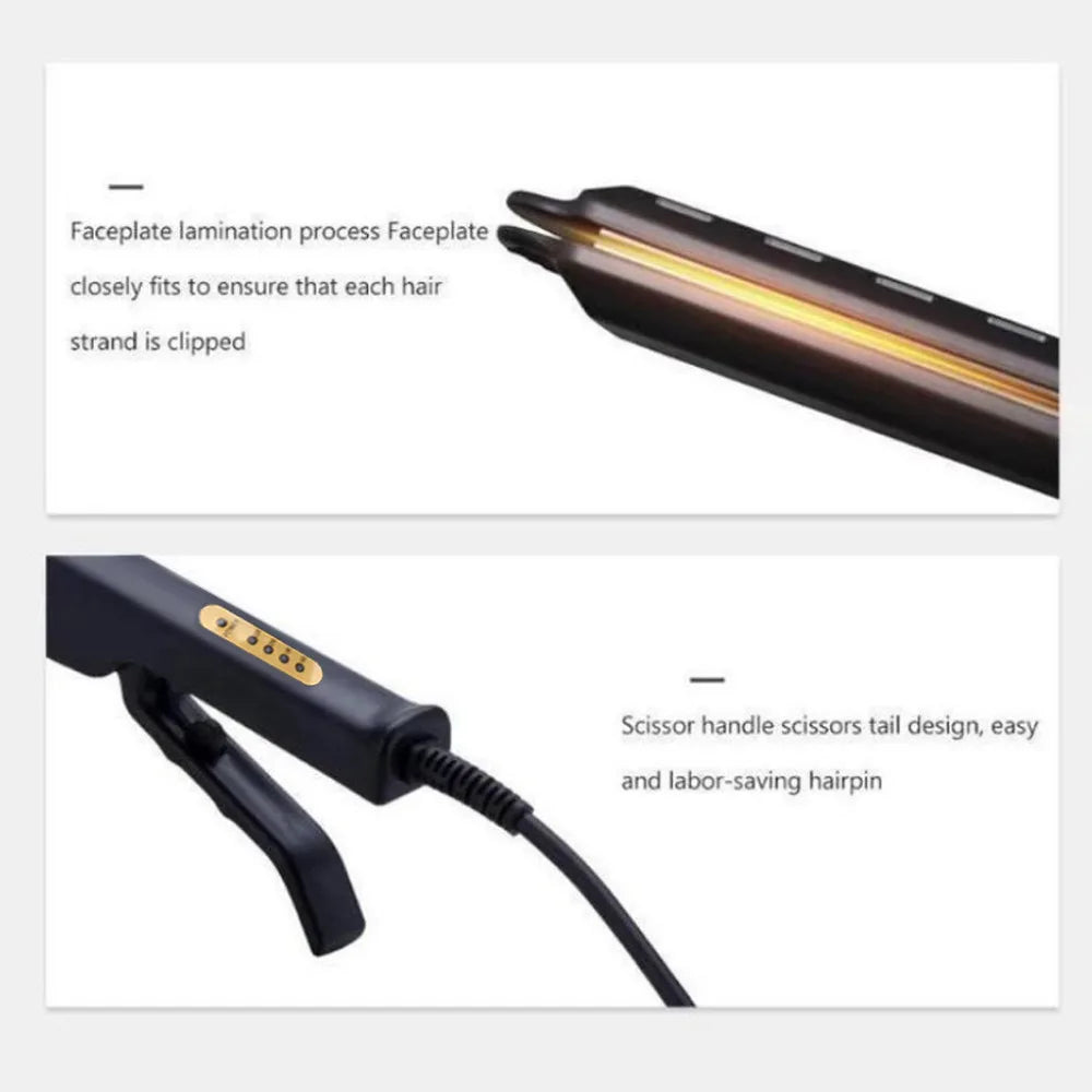 Ceramic Ionic Hair Straightener with Steam Function