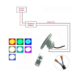 12V Colorful LED Pool Light for Bestway & Intex Pools