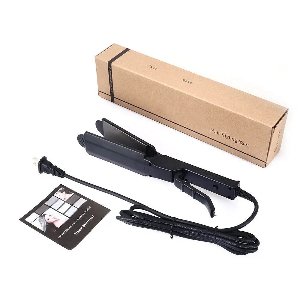 Adjustable Titanium Hair Straightener with Venting Holes