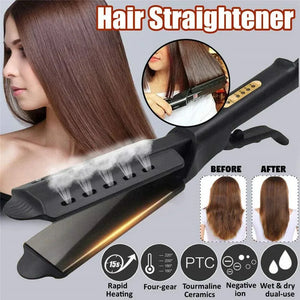 Adjustable Ceramic Tourmaline Ionic Hair Straightener