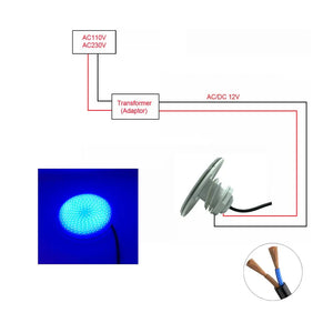 12V Colorful LED Pool Light for Bestway & Intex Pools