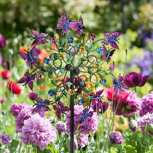 20cm Colorful Butterfly Garden Wind Spinner