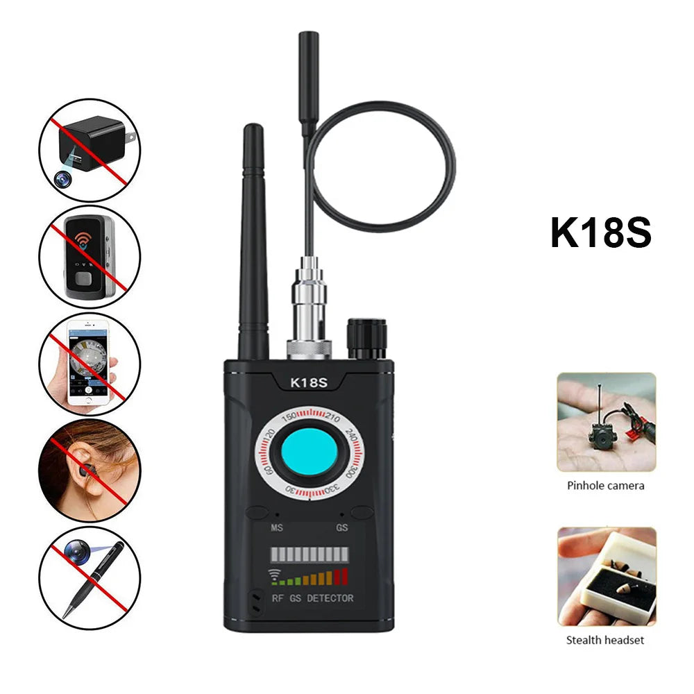 Handheld Rf Signal Detector With Camera Finder And Vibration Alarm 1005006113997482-EU Plug