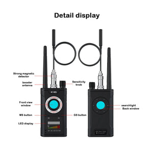 Handheld Rf Signal Detector With Camera Finder And Vibration Alarm 1005006113997482-EU Plug