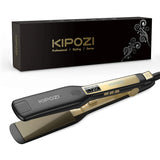 Professional Titanium Flat Iron Hair Straightener LCD Display
