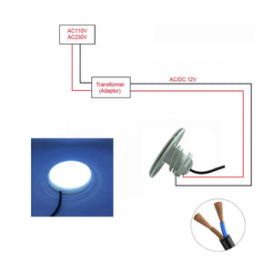 12V Colorful LED Pool Light for Bestway & Intex Pools