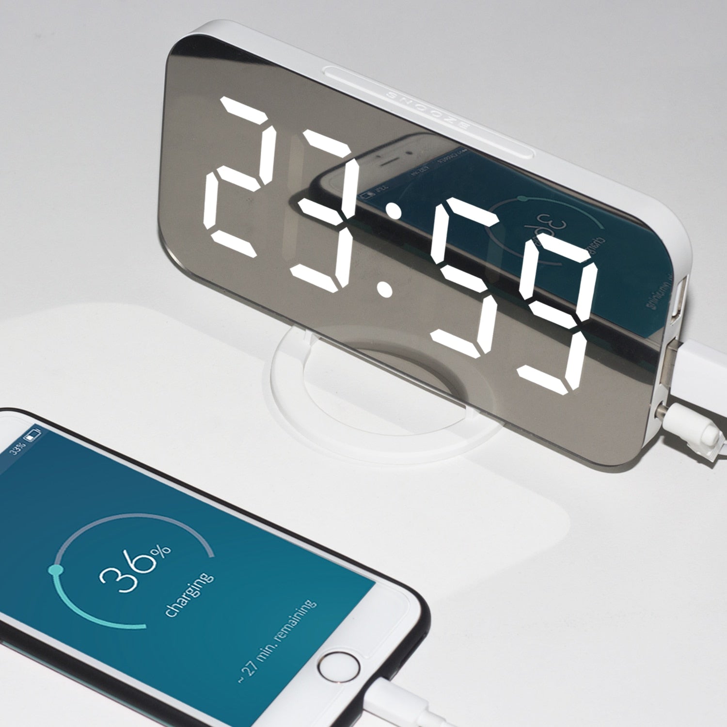 LumoTime - Sleek LED Digital Alarm Clock
