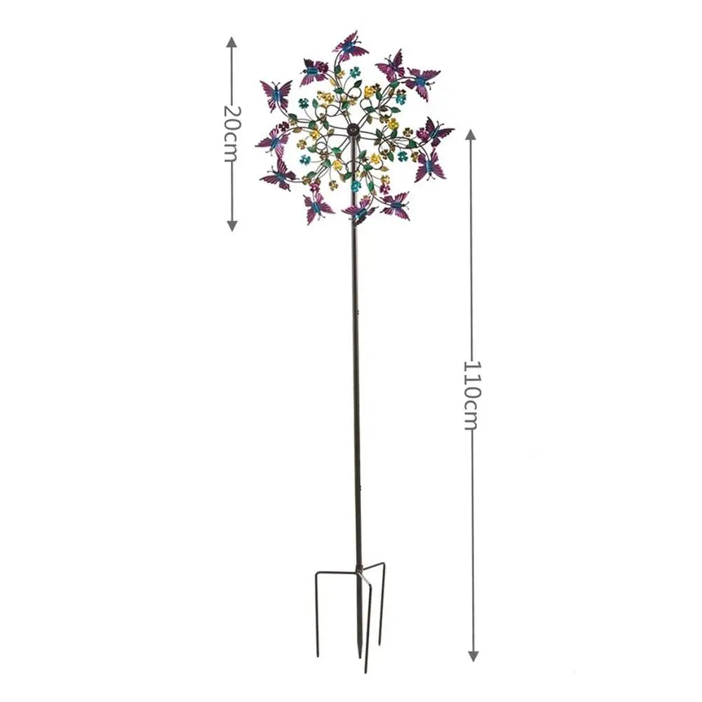 20cm Colorful Butterfly Garden Wind Spinner