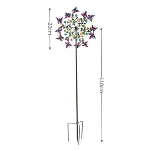 20cm Colorful Butterfly Garden Wind Spinner