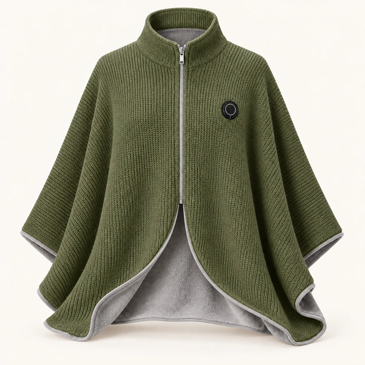 Zip-Up USB Heated Shawl Wrap