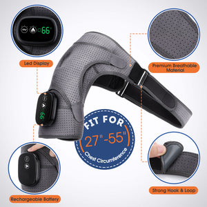 Electric Shoulder Heating Massager With Vibration For Arthritis Pain Relief