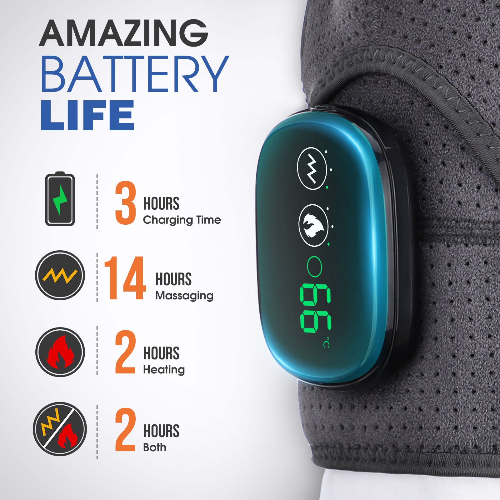 Electric Shoulder Heating Massager With Vibration For Arthritis Pain Relief