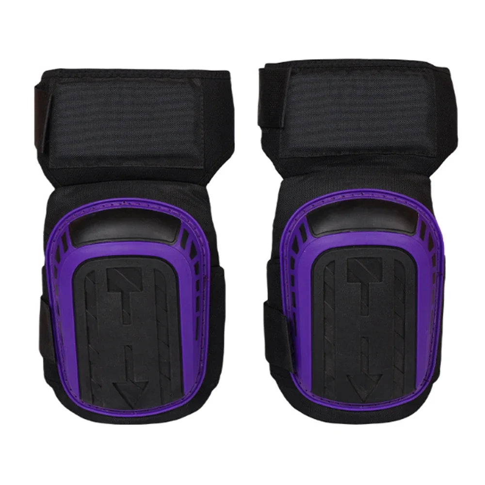 Heavy Duty Gel Cushion Knee Pads With Adjustable Straps 1005006443844449-Black Short Style