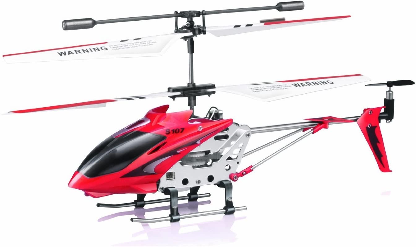 Hercules Unbreakable 3.5Ch Rc Helicopter Mini Rc Helicopter With Gyro Crimson