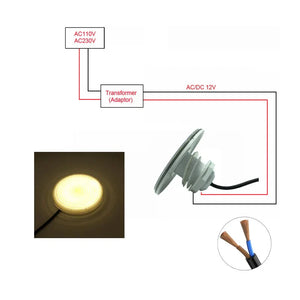 12V Colorful LED Pool Light for Bestway & Intex Pools