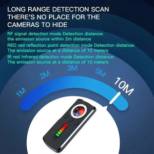 Hidden Camera Detector With Rf Ir Red Modes For Privacy Protection 1005006995881049-al