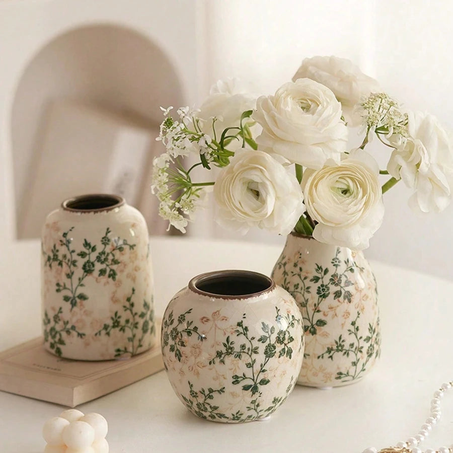 Ice Crackle Ceramic Bud Vase For Fresh Or Dry Flowers 1005009012604187-l