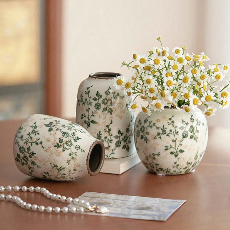 Ice Crackle Ceramic Bud Vase For Fresh Or Dry Flowers 1005009012604187-l
