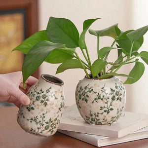 Ice Crackle Ceramic Bud Vase For Fresh Or Dry Flowers 1005009012604187-l