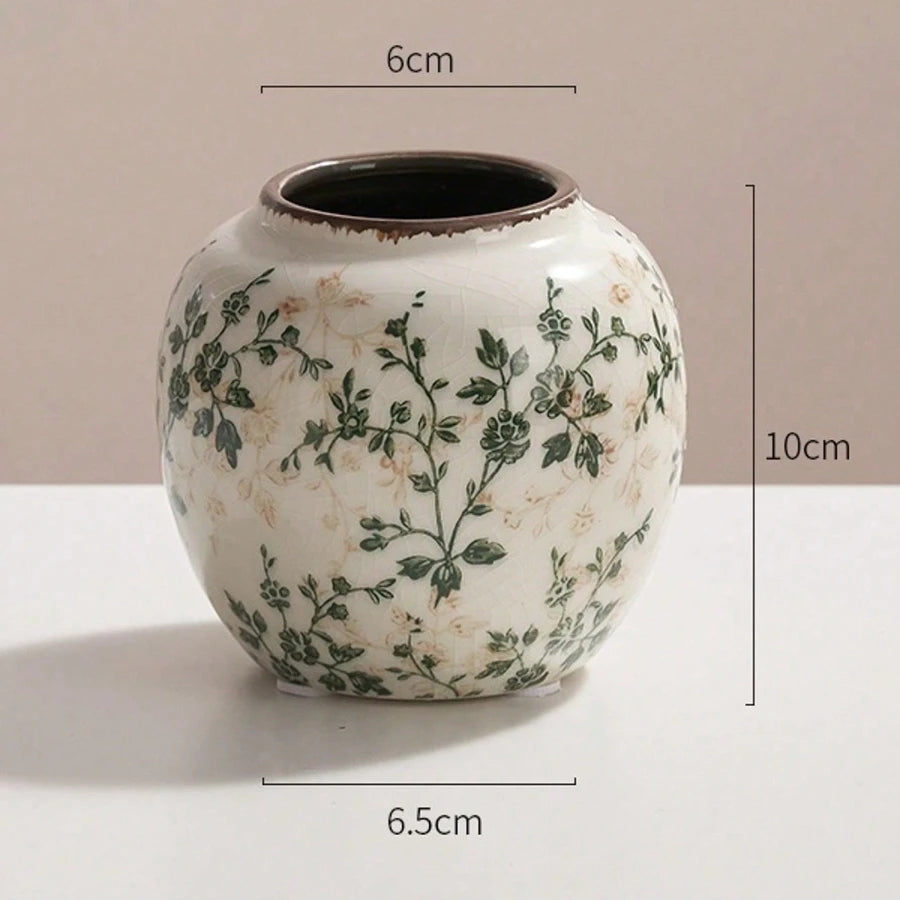 Ice Crackle Ceramic Bud Vase For Fresh Or Dry Flowers 1005009012604187-l