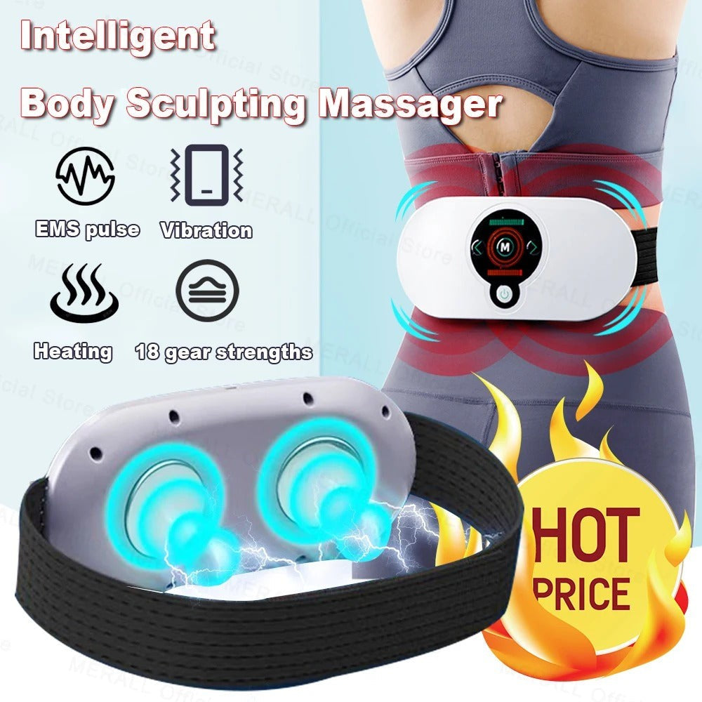 Intelligent EMS Body Sculpting Massager with Heat & Vibration