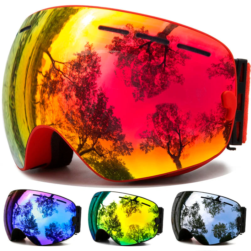 Interchangeable Lens Ski Goggles With Anti Fog Uv Protection Otg 32719782428-C2 Blue Blue