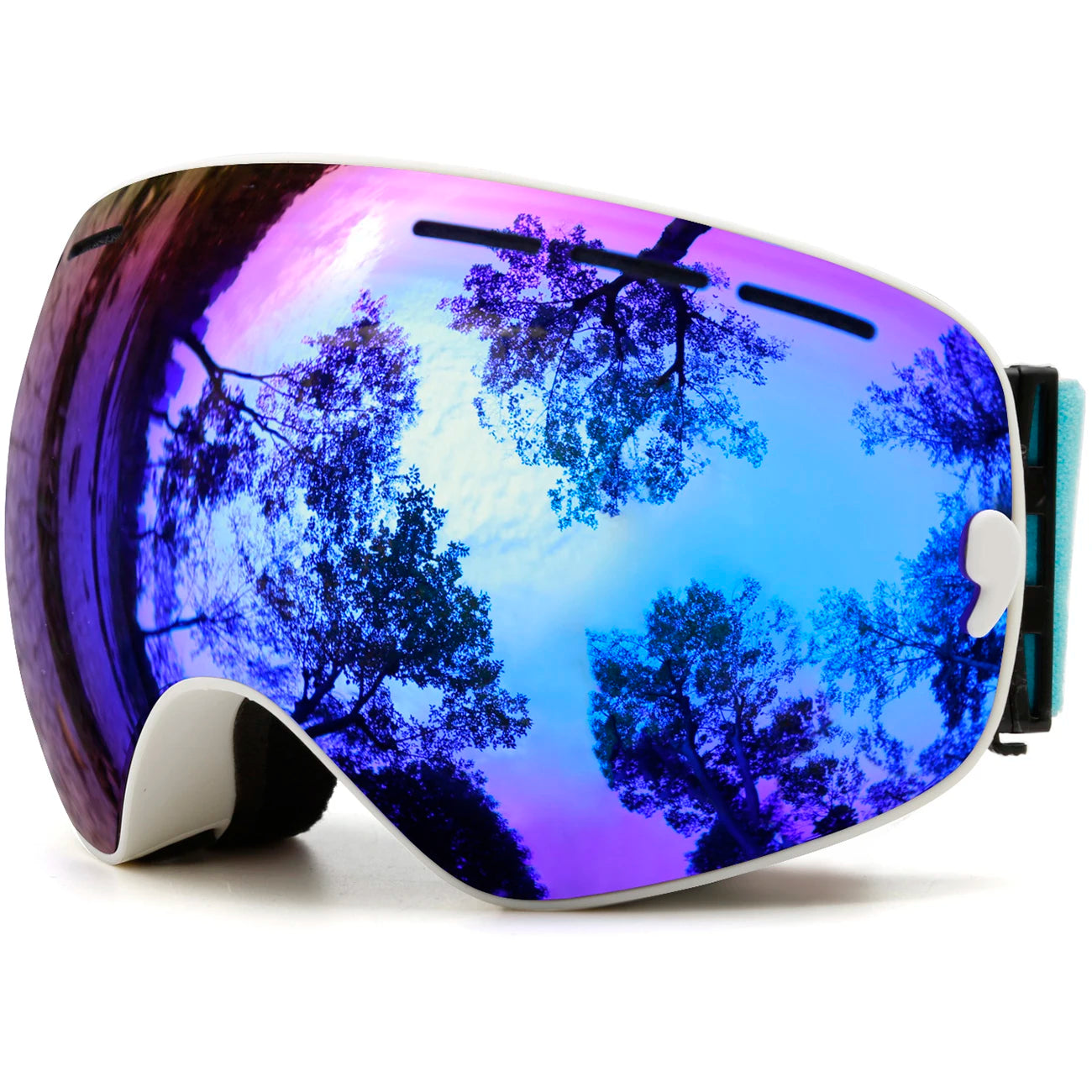 Interchangeable Lens Ski Goggles With Anti Fog Uv Protection Otg 32719782428-C2 Blue Blue