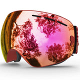 Interchangeable Lens Ski Goggles With Anti Fog Uv Protection Otg 32719782428-C2 Blue Blue