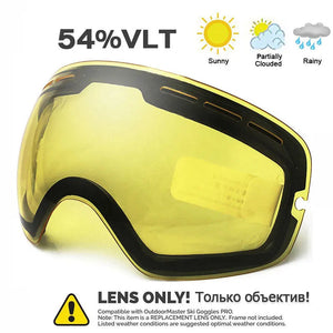 Interchangeable Lens Ski Goggles With Anti Fog Uv Protection Otg 32719782428-C2 Blue Blue